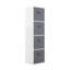 Jane 4 Box Bookcase with 4 baskets