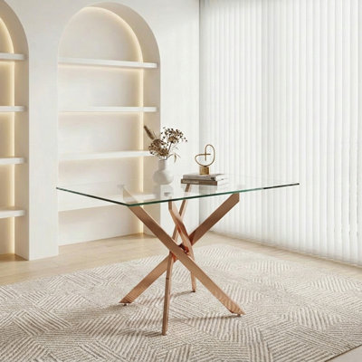 Rectangular Dining Table, Modern Kitchen Table for Home Kitchen, Dining Room