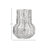 Jhonathon 7" Textured Clear Glass Table Vase-1671581206-1672266903