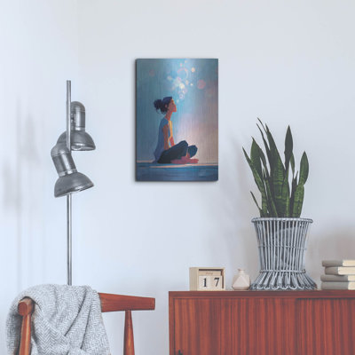  'Calm Sunset Meditation 4' by Ann Klee Metal Wall Art, 16" x 24"