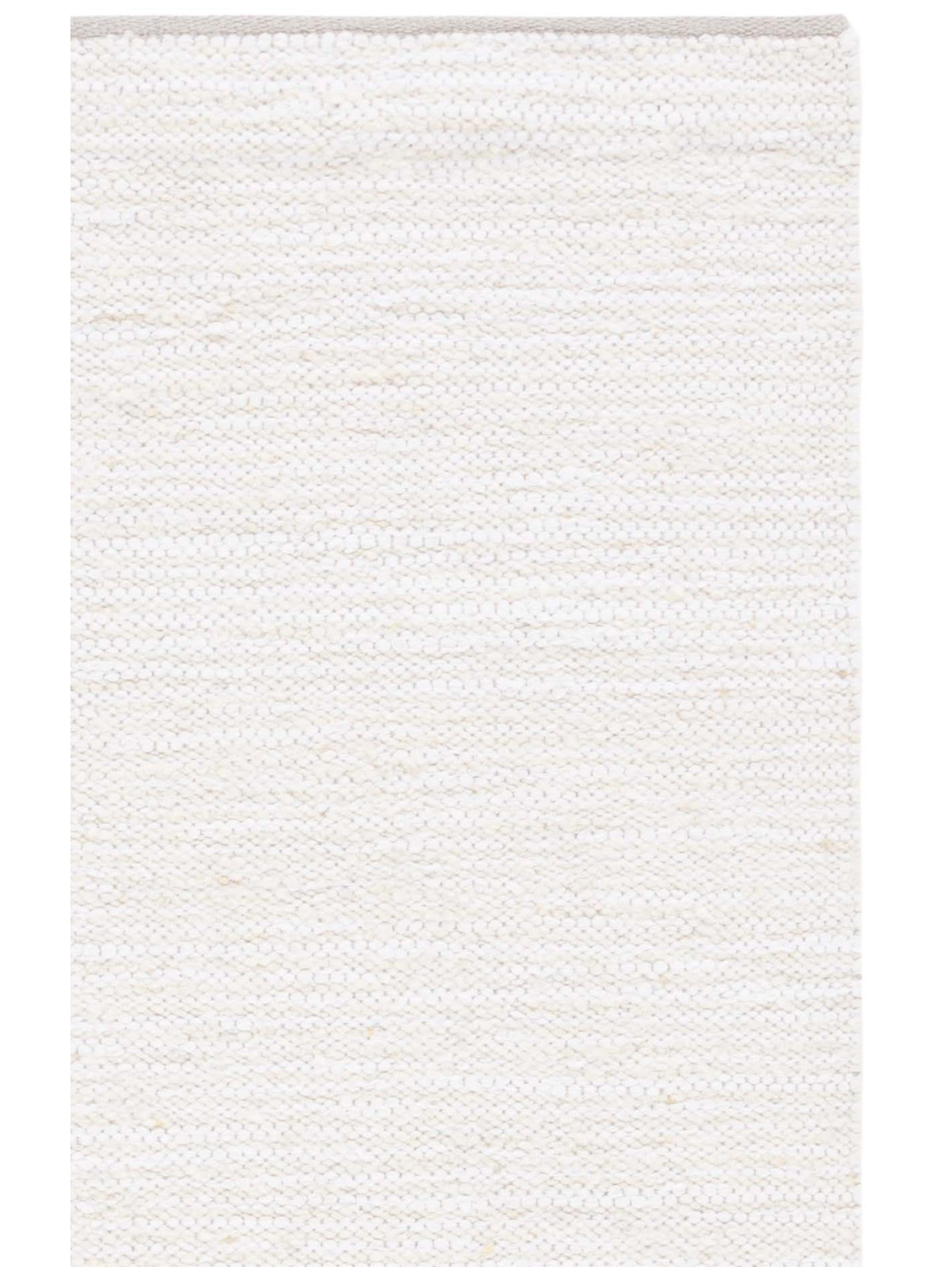 Garret Ivory Beige Hand-Woven Flatweave Rug, Rectangle 3' x 5'