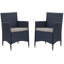 Chaise de patio avec coussin Astrid-22810575