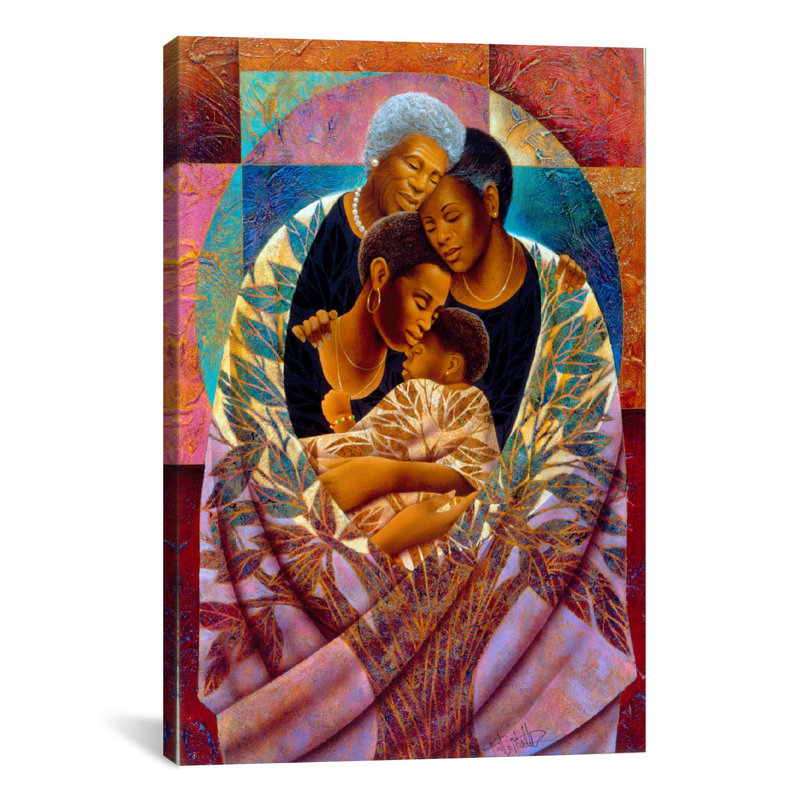 « the tree of life » par keith mallett, impression sur toile, H 40 po x l 26 po x P 0,75 po