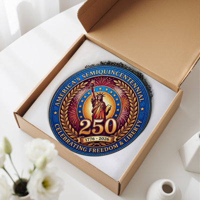 Vitrail Statue Liberty USA 250th Anniversary