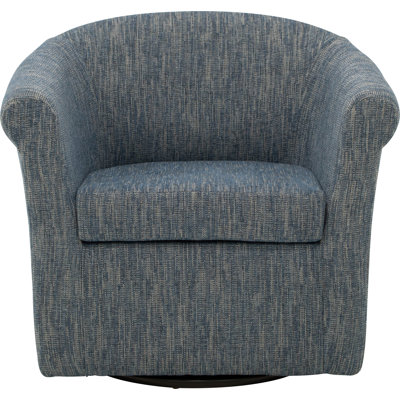 Anstett Upholstered Swivel Barrel Chair