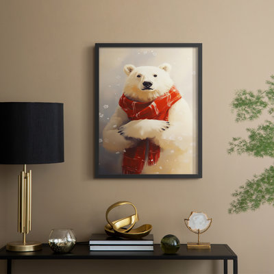 Christmas Holiday Art -Series 2-CXXIX Framed Print - Solid Wood