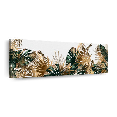 Posh Tropical Leaves sur impression sur toile