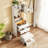 3-In-1 Vanity Table With Led Mirror Storage Stool, Flip Top Makeup Dressing Table With Adjustable Lights, 5 Storage Spaces Cosmetic Organizer For Bedroom