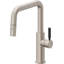 Corsano Contemporary Pull Down Kitchen Faucet with Button Sprayer Quad Spout and BST Series Handle-507041566