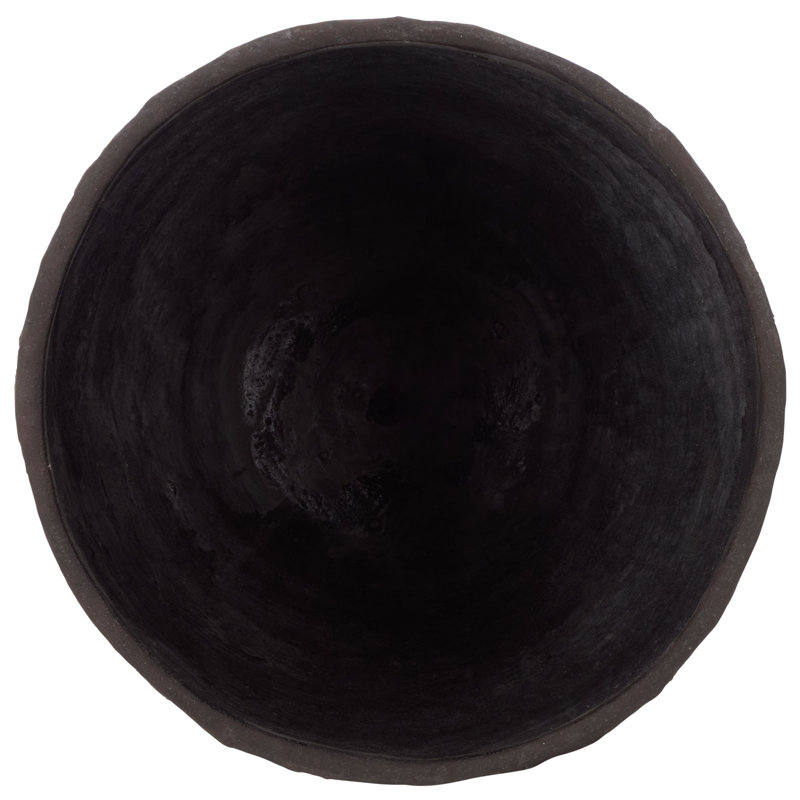 Mercado Large Pedestal Planter, Brown