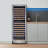 24" 154 Bottle Dual-Zone Freestanding/Built-in Two Shapes of Door Handles Wine Refrigerator