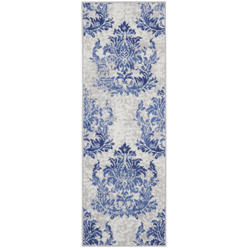 Godliman Floral Indoor Rug, Runner 2' x 8'