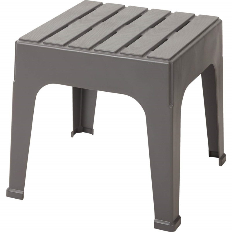 Square Outdoor Side Table , 18.9'' in. W 18.9'' in. D