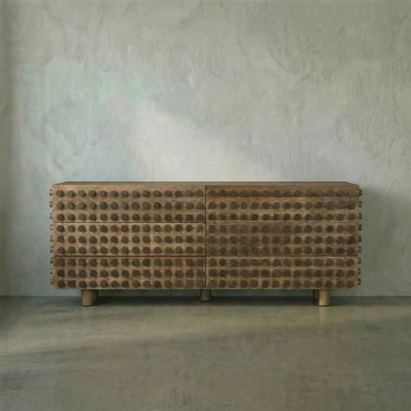 Haruko 72'' W Solid Wood Sideboard