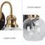 Yedidalga 1-Light Dimmable Black/Copper Armed Sconce