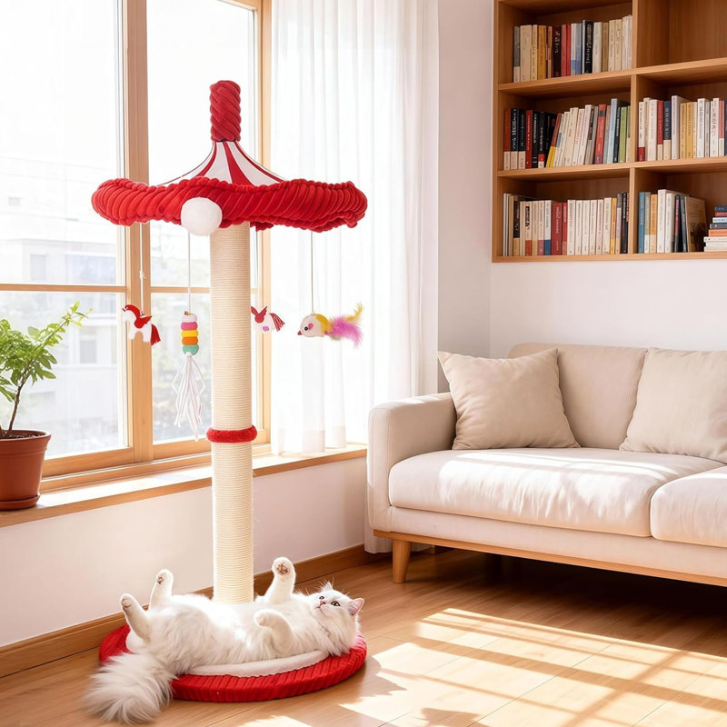 Grattoir pour chat 39 po, Red