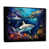 Black Floater Framed