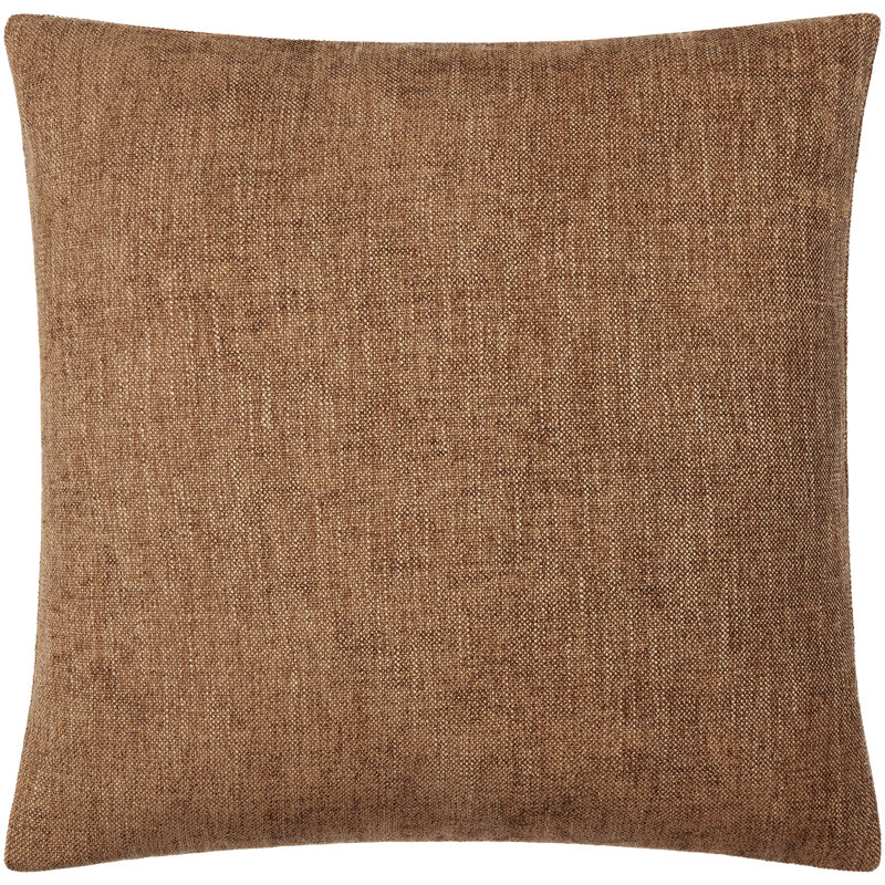 Puako Reversible Throw Pillow, 18"H x 18"W, Brown, No Insert