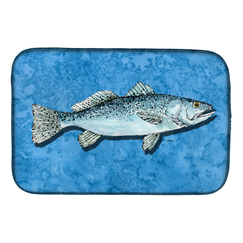 Tapis de séchage de truite poisson