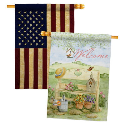 Drapeau de jardin 40 po x 28 po