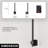 Black Warm White 3000K Long Cylinder High Lumen Night Light