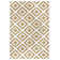 Reversible Flatweave Ocher/Ivory Rug