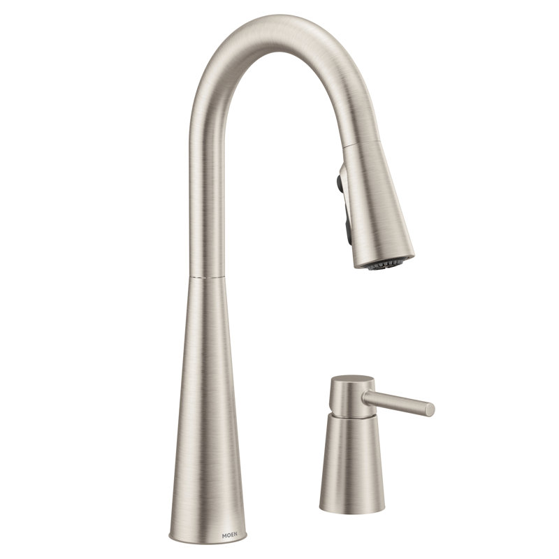 Sleek High Single Handle Kitchen Faucet, Spot Resist Stainless