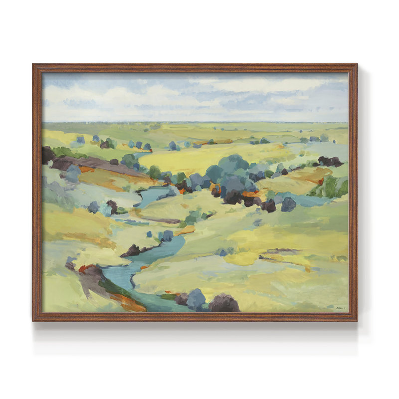 Idyll Sweep -Framed Print - Restickable
