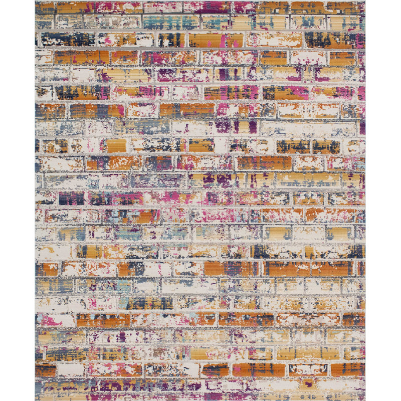 Morvant Geometric Indoor Rug, Rectangle 3' x 5'3"