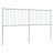 Demarrio vidaXL Durable Metal Headboard, Modern Style-37251588-37251587