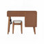 Ensemble de coiffeuse 39 "en bois avec tabouret Retro Bohemian