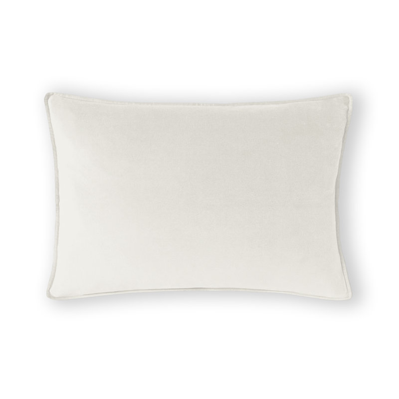 Housse et insert de coussin en velours Alla, Rouge