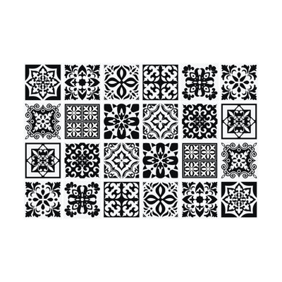 Grindle 15cm W x 15cm L PVC Peel and Stick Mosaic Tile