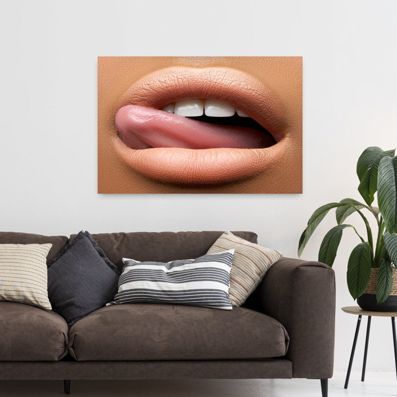 Impression d'art contemporain sensuel, 32" H x 48" W