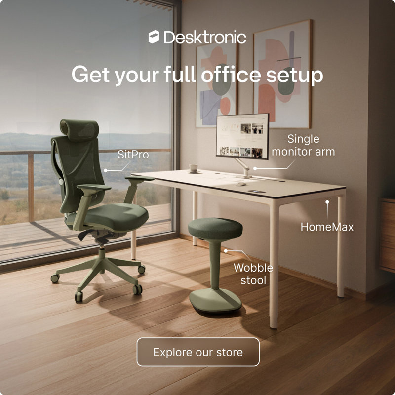 Tabouret oscillant – Tabouret de bureau actif réglable en hauteur, perchoir d'équilibre ergonomique sans dossier, mouvement à 360°, vert