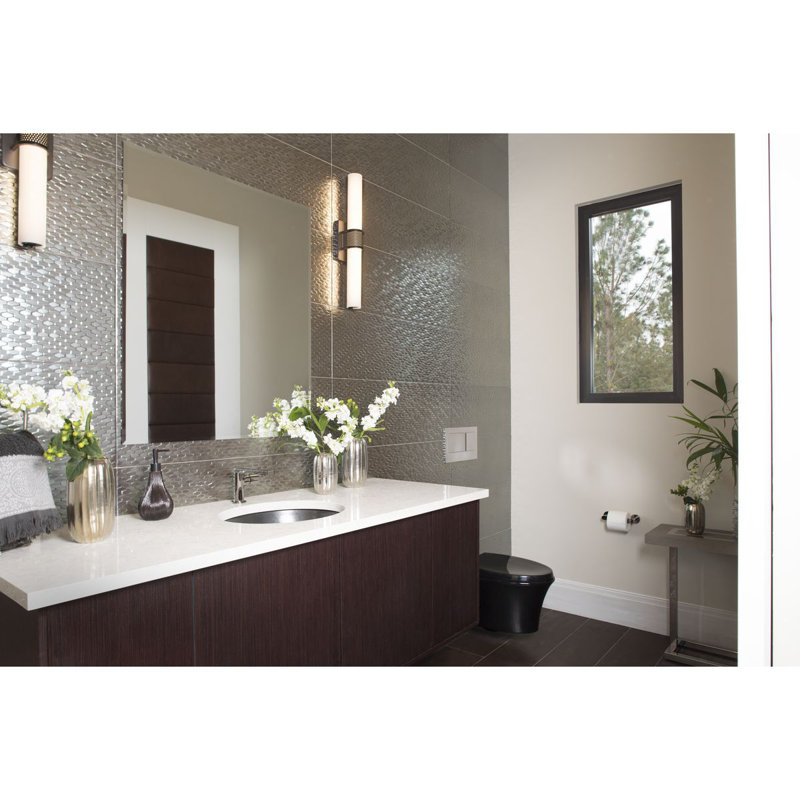 Dimmable LED Bath Bar, Architectural Bronze