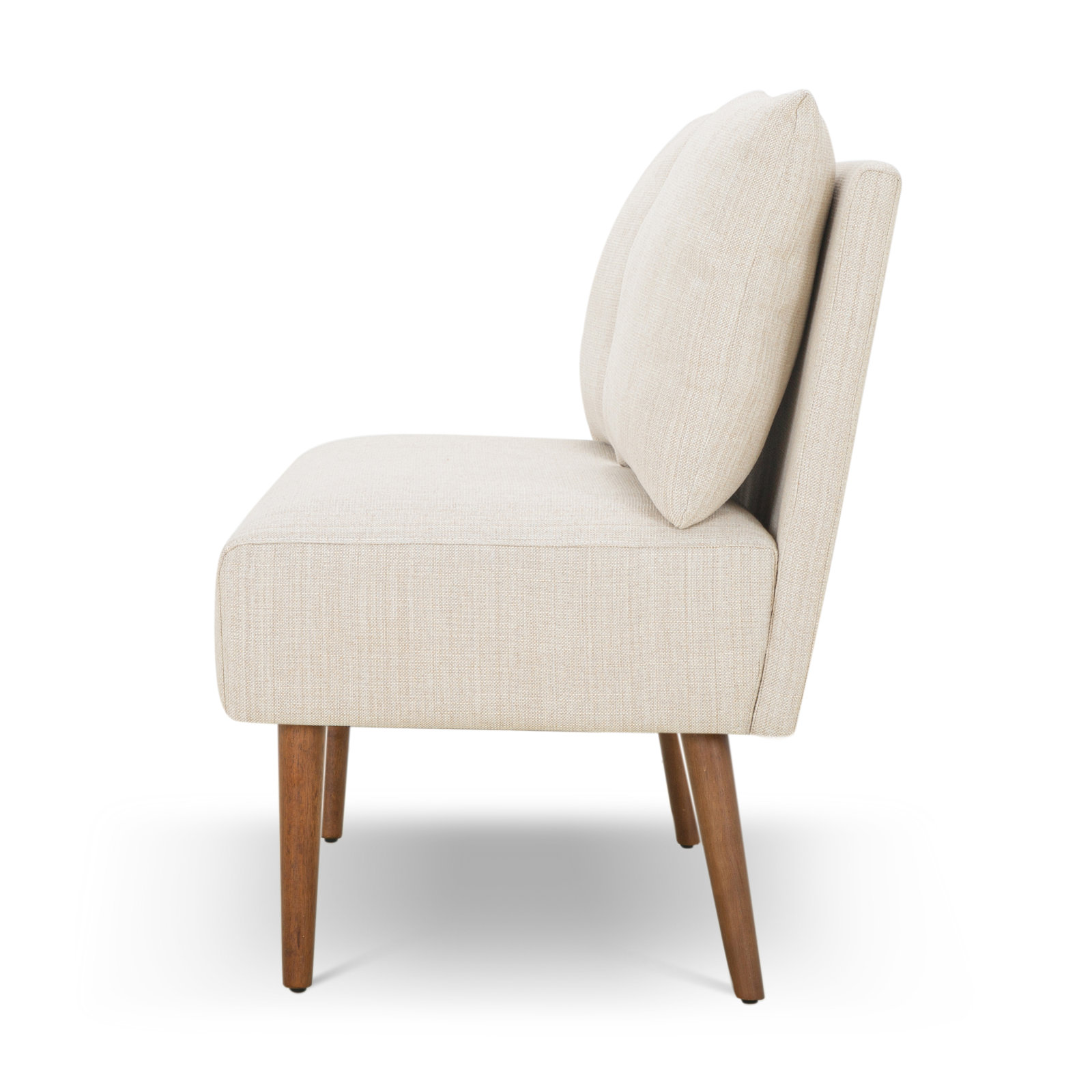 Nalaya Bench, Cream Performance Basketweave