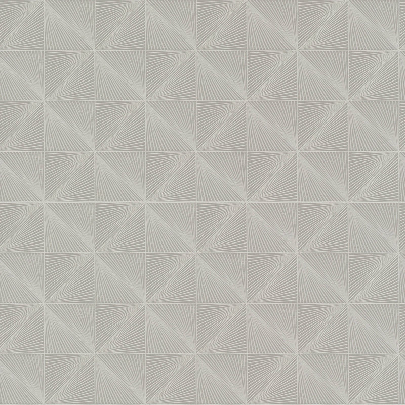 Papier peint à motif de losanges, Gris