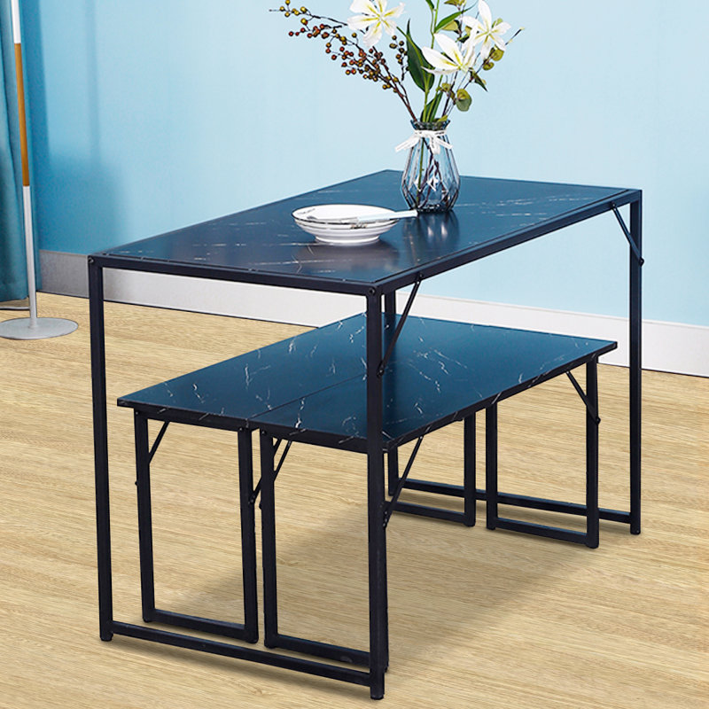 4 - Person Dining Set, Black, Black