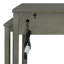 Îlot de cuisine extensible avec rangement, chariot de cuisine multifonctionnel avec prises de courant intégrées, îlot de cuisine rétro sur roulettes avec tiroirs et tablettes ouvertes pour la cuisine