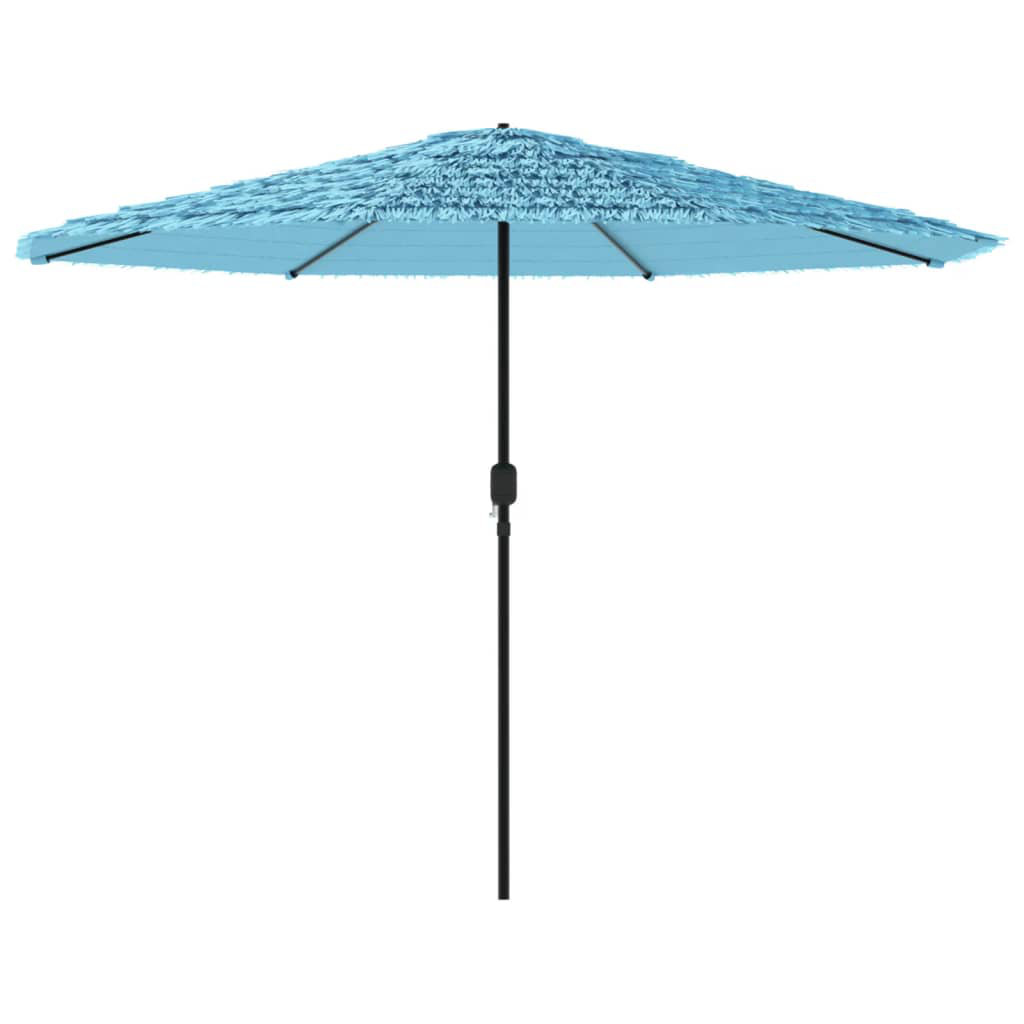 VIDAXL Garden Parasol Blue Steel Pole 3.2m - Image 4