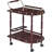 Classy Dining Room Serving Cart In And Brass With Stylish Design Stately 2-Shelf For A