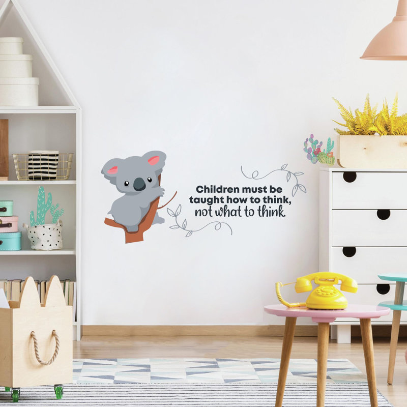 Adhésif décoratif en vinyle « enseigné How Koala », H 12 po x l 20 po x P 0,05 po