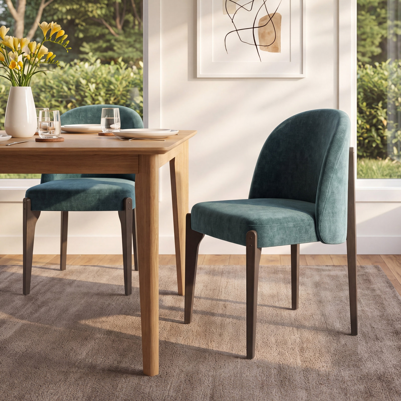 Pietta Dining Chair, Blue