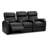 Vegas Upholstered Home Theater Seating with Cup Holder-29303138-29303137