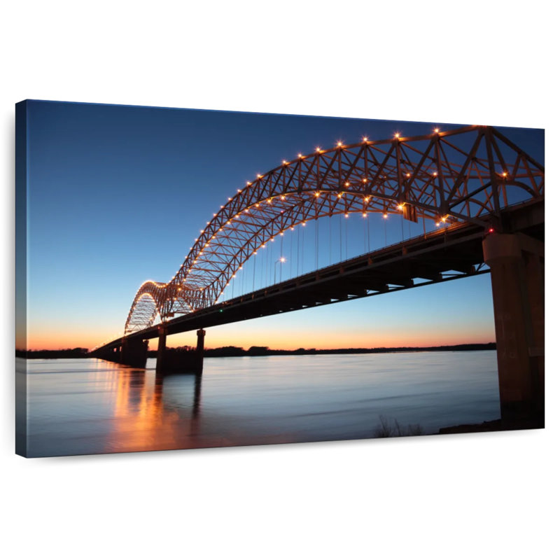 Hernando De Soto Bridge, 34" H x 51" W