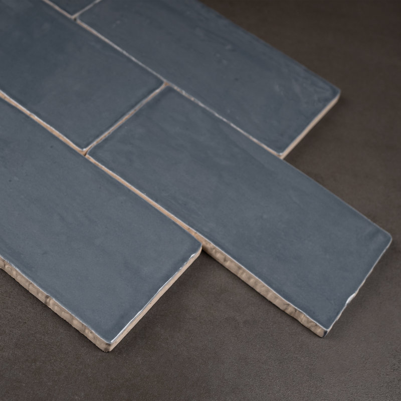 Carrelage mural en céramique New Country 3 "X 6", Bleu profond