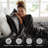Satin Black 100% Satin Luxury Wrinkle Resistant 4-Piece Queen Sheet Set-111014597-111014591