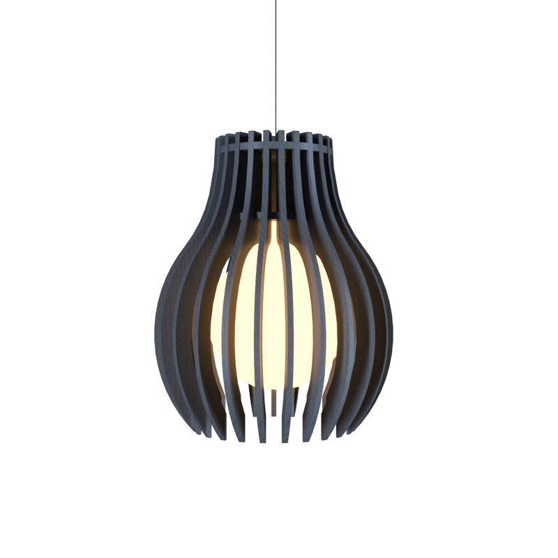 Stecche Di Legno 1 - Light Pendant, Organic Gray, Organic Gray