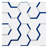 Retro 12" x 12" 1.5mm Vinyl Tile - Geo Puzzle